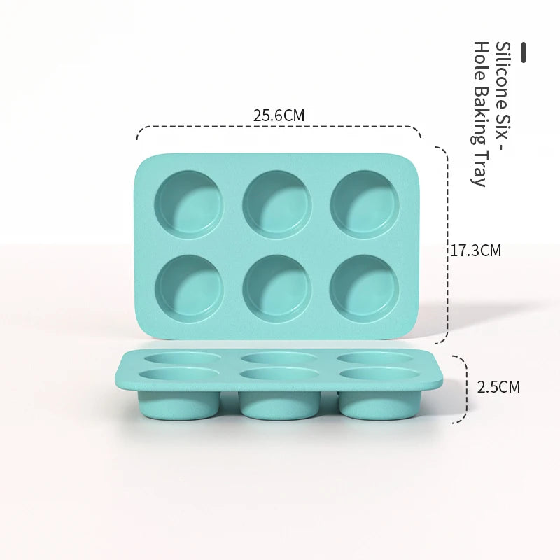 Silicone Baking Molds Fluted Round Cake Pan Non-Stick Bundt Forms Jello Buntcake Gelatin Loaf Bread Mould