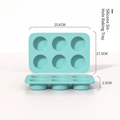 Silicone Baking Molds Fluted Round Cake Pan Non-Stick Bundt Forms Jello Buntcake Gelatin Loaf Bread Mould