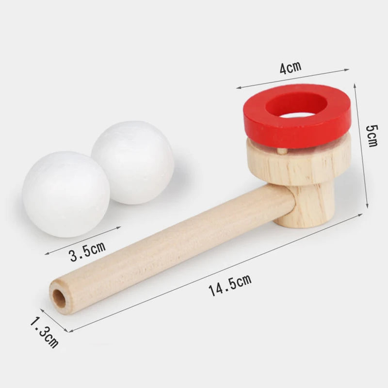 Montessori Toy for Kids with Whistle Ball Blowing Floating Blow Pipe Balls Sensory Baby Toy Fine Motor Skills Educational Toys