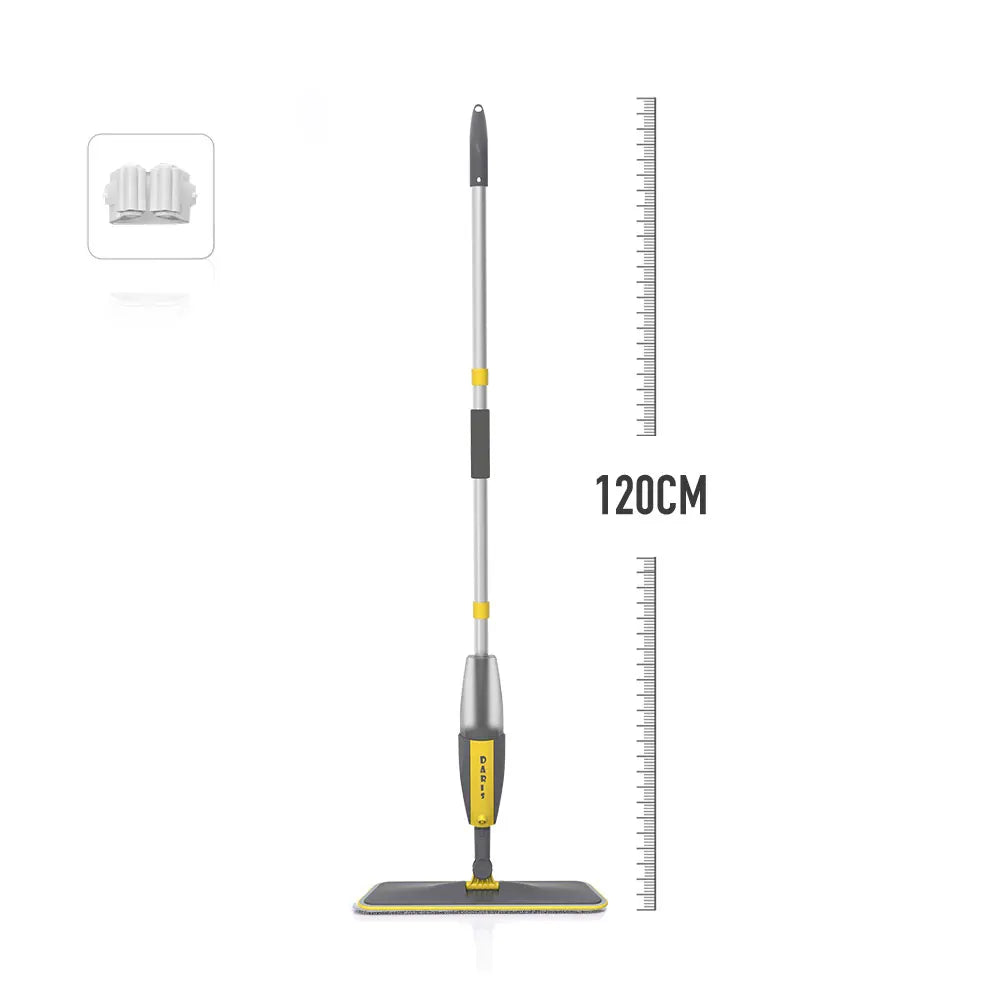 Magic Floor Cleaning Sweeper Brooms With Microfiber Pads 360° Rotation Flat Spray Floor Mop Broom For Cleaning Home Spin Mop