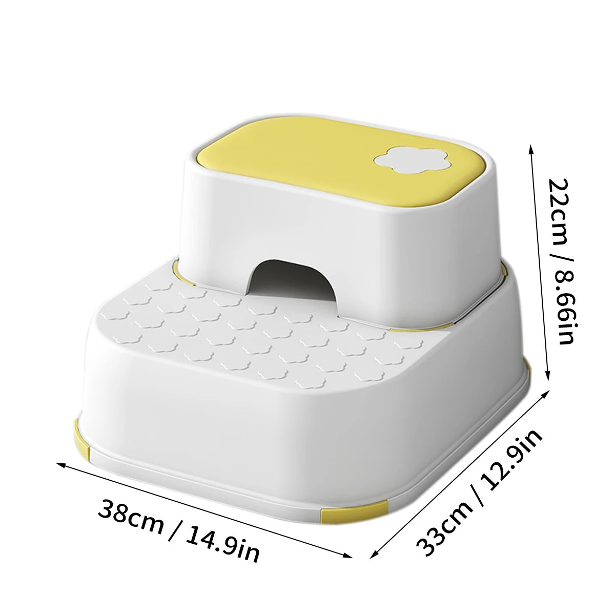 WORTHBUY Kid Step Stool Bathroom Non Slip Safety Training Stool Washing Step Stools For Children Living Room Bathroom Furniture