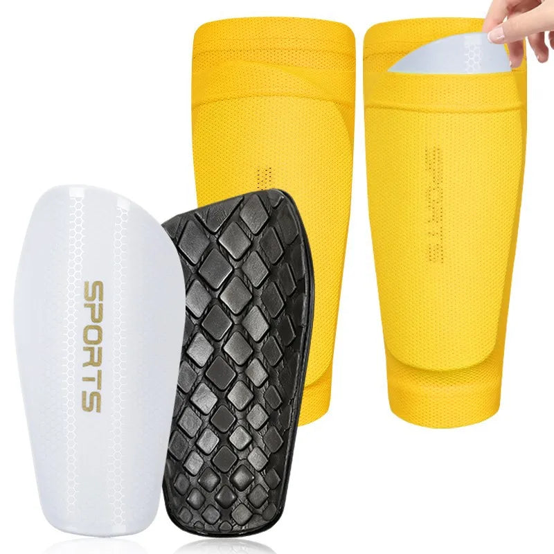 Loogdeel Soccer Shin Guards for Kids Youth Adults Shin Guards Pads with Sleeves, Lightweight , Protective Soccer Equipment