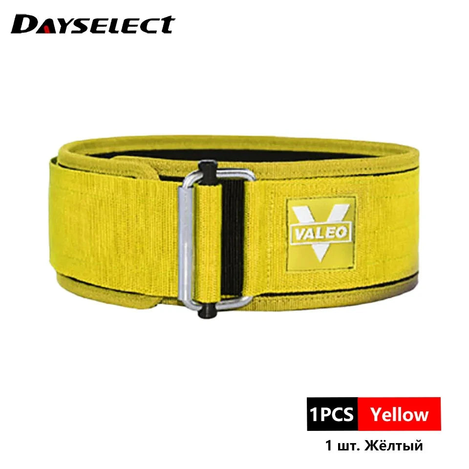 Quick Locking Weightlifting Belt Adjustable Nylon Gym Workout Belts for Men and Women Deadlifting Squatting Lifting Back Support