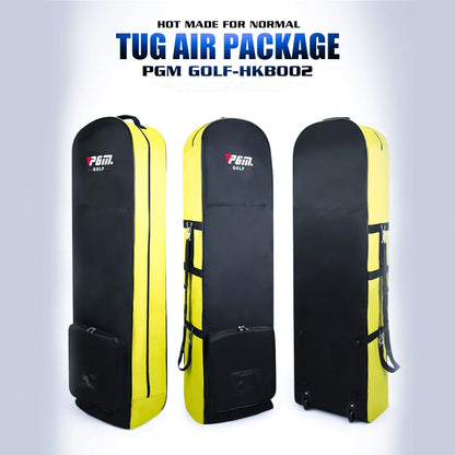 PGM Golf Aviation Bag Golf Bag with Silent Wheels HKB002 Large Capacity Storage Foldable Airplane Travelling Golf Bag