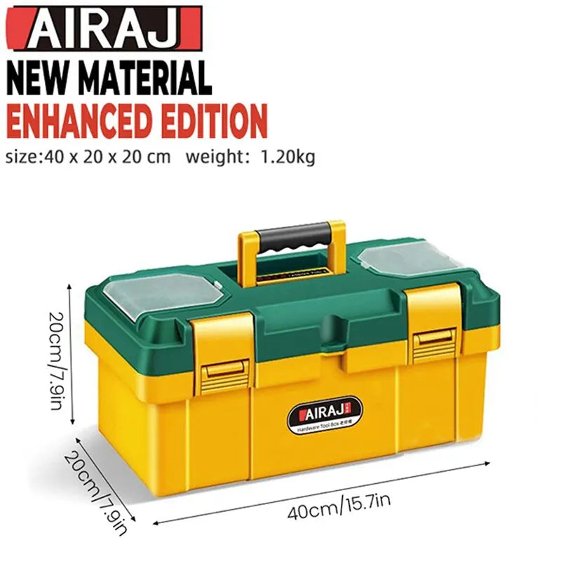 AIRAJ Multifunctional Plastic ABS Tool Storage Box Multiple Specifications with Handle Portable Tool Organizer