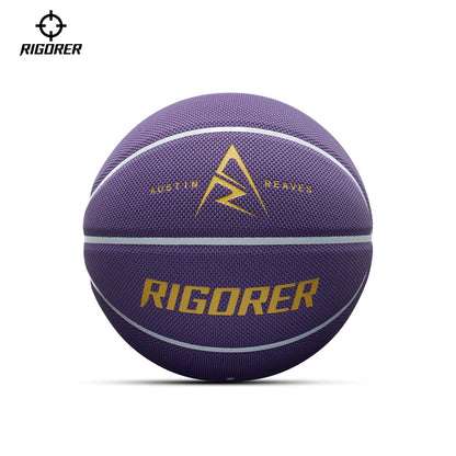 Rigorer Austin Reaves Signature Moisture Absorbent PU Basketball Size 7# Standard Basketball Z123320110