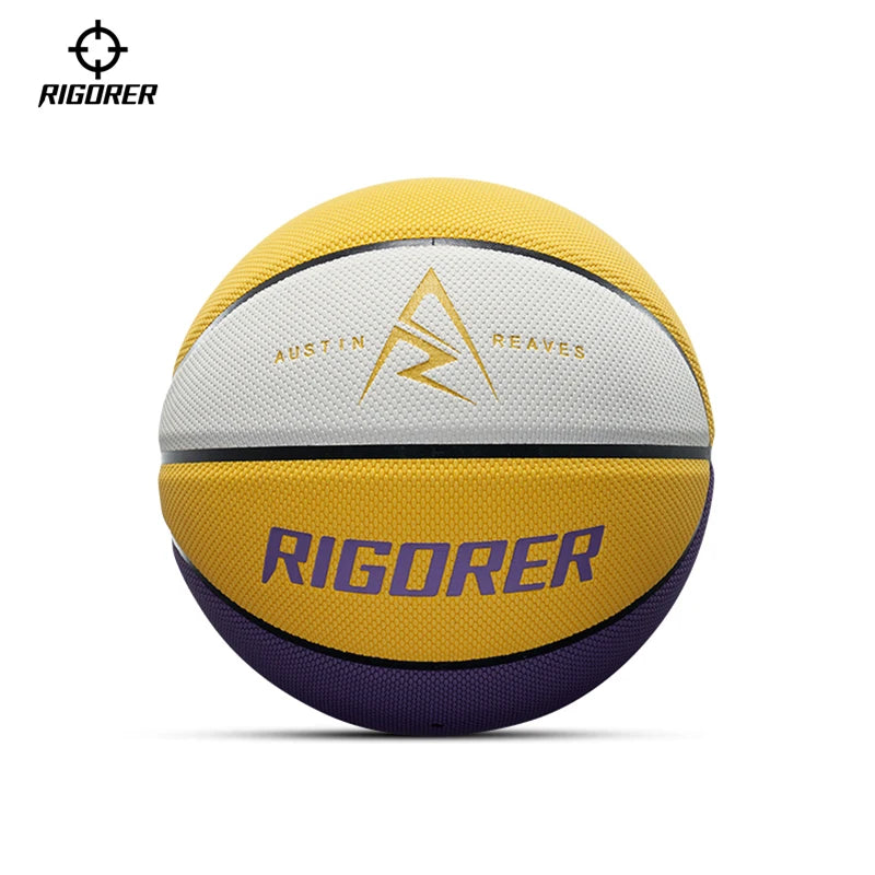 Rigorer Austin Reaves Signature Moisture Absorbent PU Basketball Size 7# Standard Basketball Z123320110