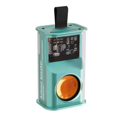 K08 Mecha Speakers Shake The Bass Transparent Wireless Bluetooth Stereo Surround Speakers Audio Player Loudspeaker for Allphones