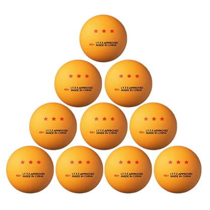 10 Pcs Table Tennis Ball Replacement Pingpong Ball 3-Star Standard Table Tennis Ball for Indoor/Outdoor Pingpong Table