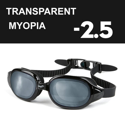 COPOZZ Professional Swimming Goggles Men Women Anti fog UV Protecion Waterproof Swimming Glasses Swim Eyewear