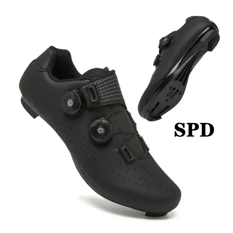 Cycling Sneaker MTB Men Sport Road Bike Boots Flat Racing Speed Sneakers Trail Mountain Bicycle Footwear Spd Pedal Cycling Shoes