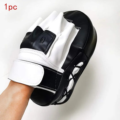 1/2pcs Curved Boxing Bag Boxing Equipment Focus Punching Bags For Taekwondo Muay Thai Karate Adults Kids PU Training Paws Pads