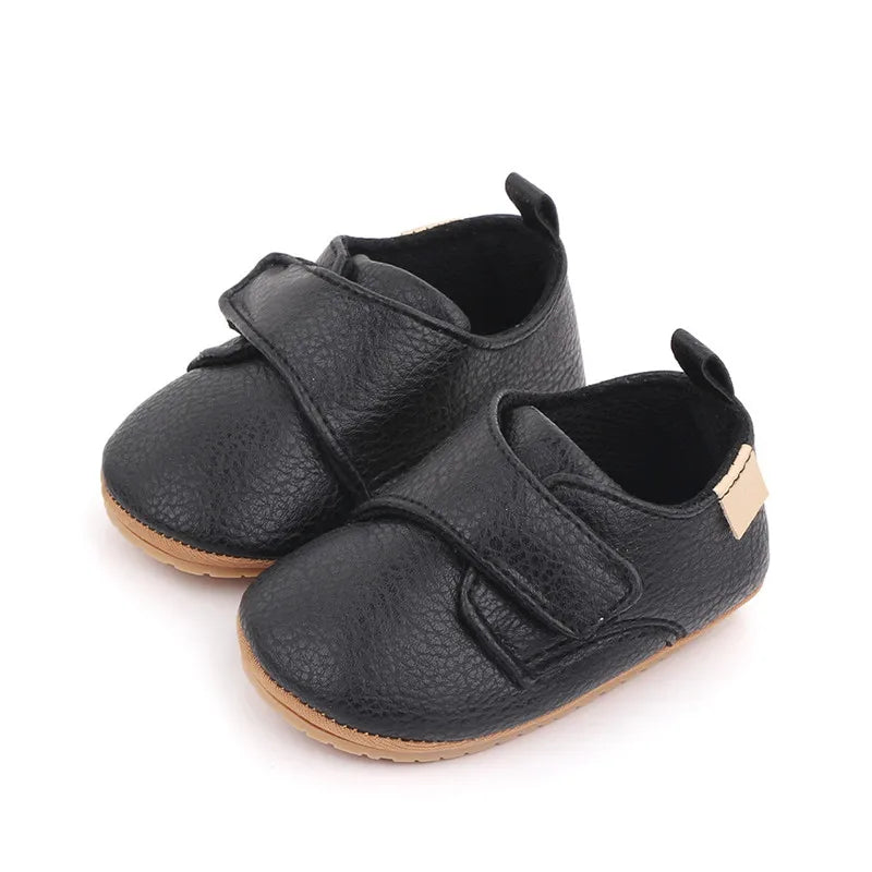 0-18months Toddler Pu Sneakers Casual Soft Sole Cute Baby Flats Infant Walking Shoes For Newborn Girl And Boys