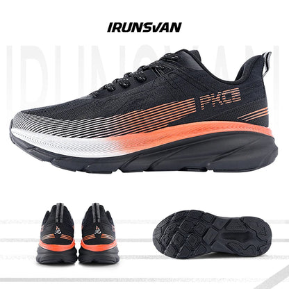 IRUNSVAN 2024 Original Air Cushion Running Shoes Fitness Jump Exercise Breathable Sports Shoes Men's Walking Shoes