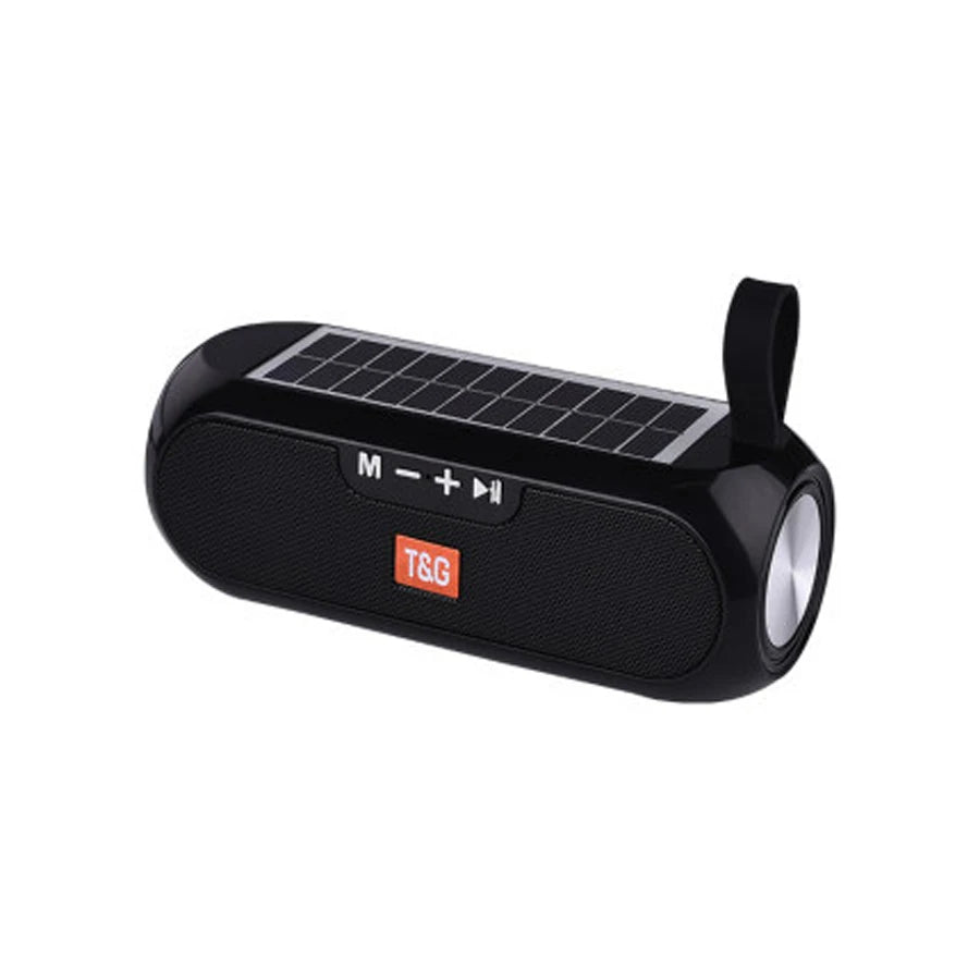 Solar Radio FM Outdoor Portable Wireless Bluetooth Speaker Music Sound Box Subwoofer Bass Aux PC TV Computer TV Hifi Stereo Mp3