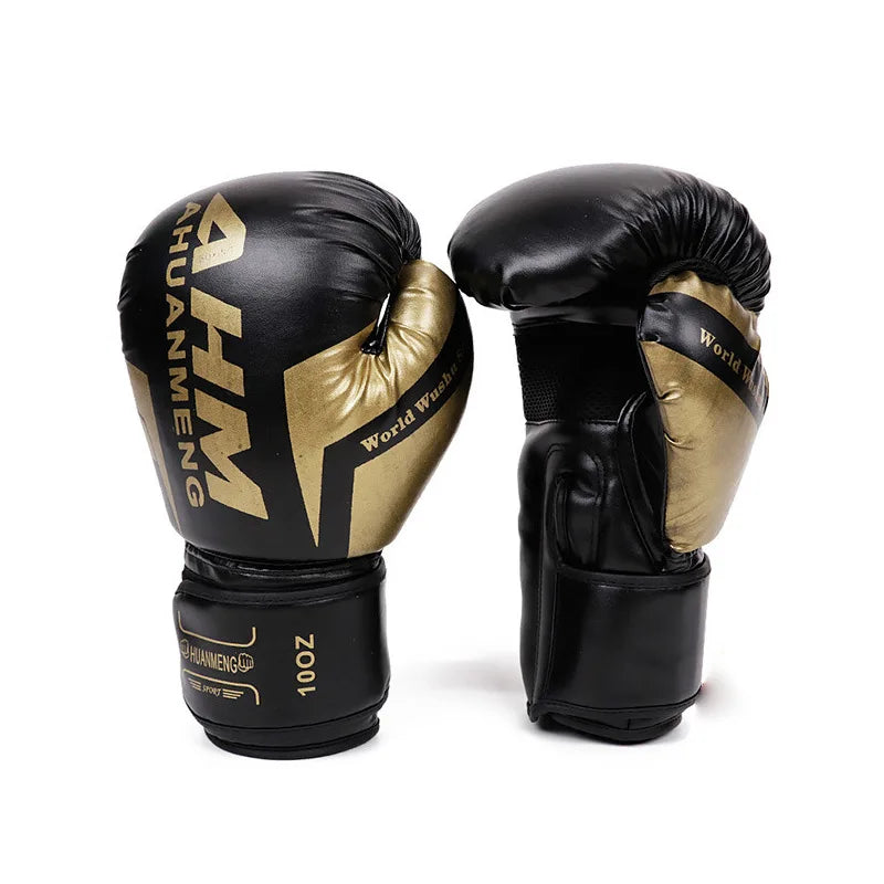 Boxing Gloves Sparring Gloves for Men PU Leather Sandbag Bag Muay Thai Fighting Combat Adult Muay Thai Competition Glove