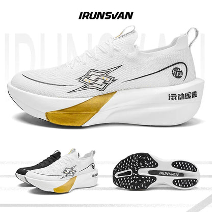 IRUNSVAN 2024 Marathon carbon fiber Running Shoes Man Lightweight Breathable Equipped with Superior Shock Absorption Technology