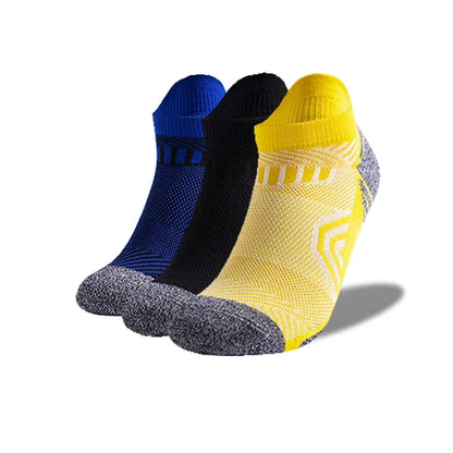 3Pairs/Lot Coolmax Cotton Socks Man Women Sport Running Sock Cycling Riding Bicycle Bike Football Breathable Basketball Sox