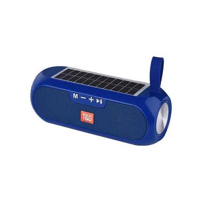 Solar Radio FM Outdoor Portable Wireless Bluetooth Speaker Music Sound Box Subwoofer Bass Aux PC TV Computer TV Hifi Stereo Mp3