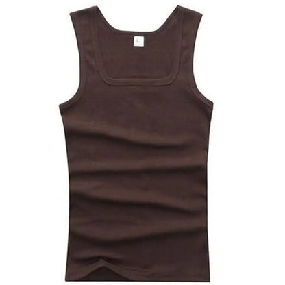 HOT Summer Plus Size Male Clothes Tank Tops 100% Pure Cotton Sleeveless Fitness T-shirt Elastic Bodybuilding Vest For Men Women