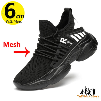 Leisure Chunky Sneakers Tall Man High Increase Insole 8cm Men Fashion Shoes