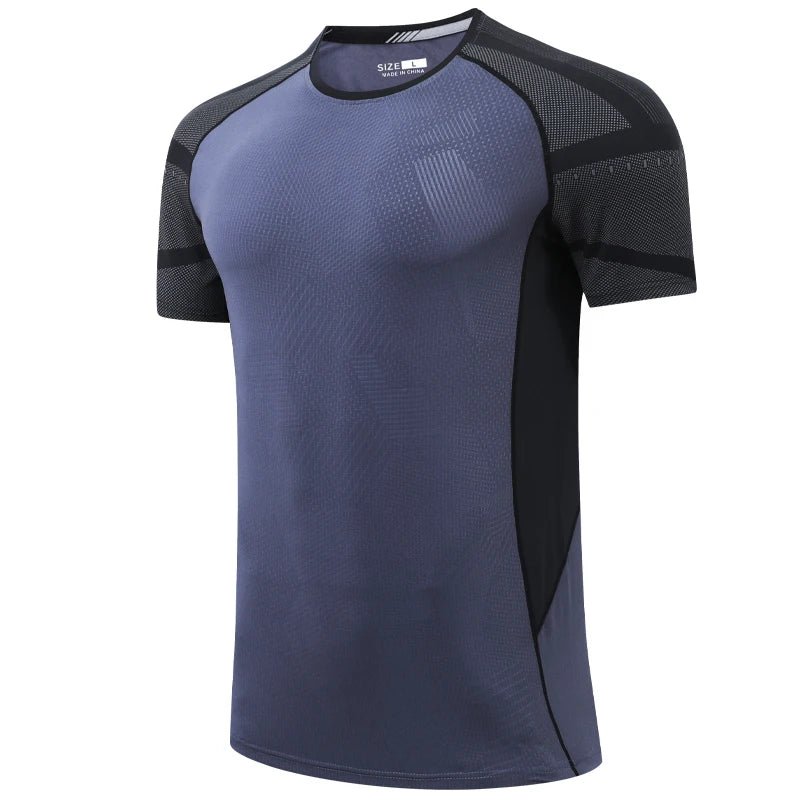 Men's O-neck Short Sleeves Workout Tee