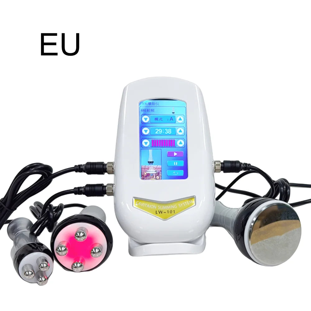 3 in 1 40K Ultrasonic Body Sculpting Machine for Body Slimming Firming Lifting Massage Home Massage Facial Care Beauty Tool