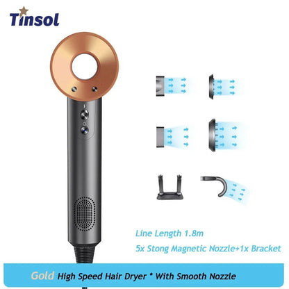 Negative Ionic Hair Dryer Professinal Leafless Hair Care Constant Temperature Anion Electric Dryer Home Appliances Blow Dryer