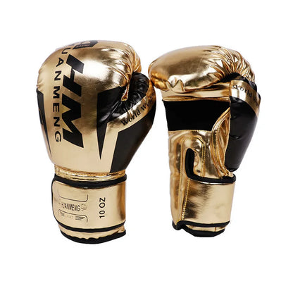 Boxing Gloves Sparring Gloves for Men PU Leather Sandbag Bag Muay Thai Fighting Combat Adult Muay Thai Competition Glove