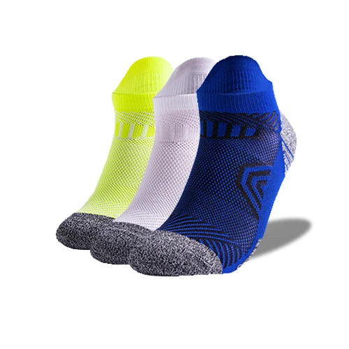 3Pairs/Lot Coolmax Cotton Socks Man Women Sport Running Sock Cycling Riding Bicycle Bike Football Breathable Basketball Sox