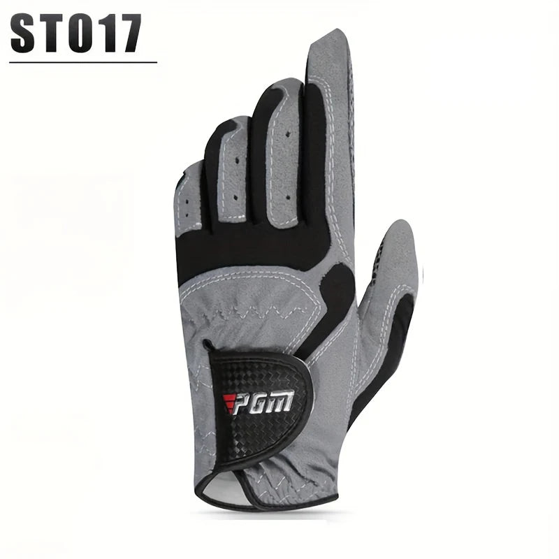 PGM Professional Golf Gloves Microfiber Cloth Fabric Breathable Non-Slip Gloves Club Swing Putting Training Gloves