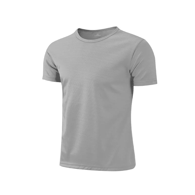 Men Women Quick Dry Short Sleeve Sport T Shirt Gym Jerseys Fitness Shirt Trainer Running T-Shirt Teenager Breathable Sportswears