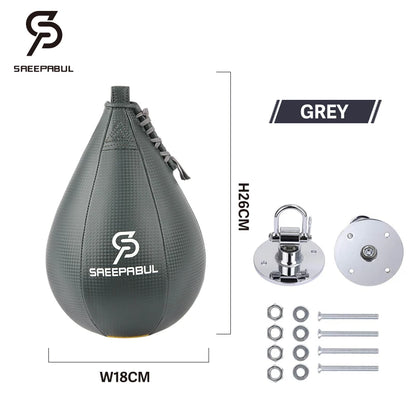 High Quality Boxing Speed Ball Set Fitness Boxing Pear Speed Ball Reflex Inflate Punching Speed Bag Training Ball Accessory