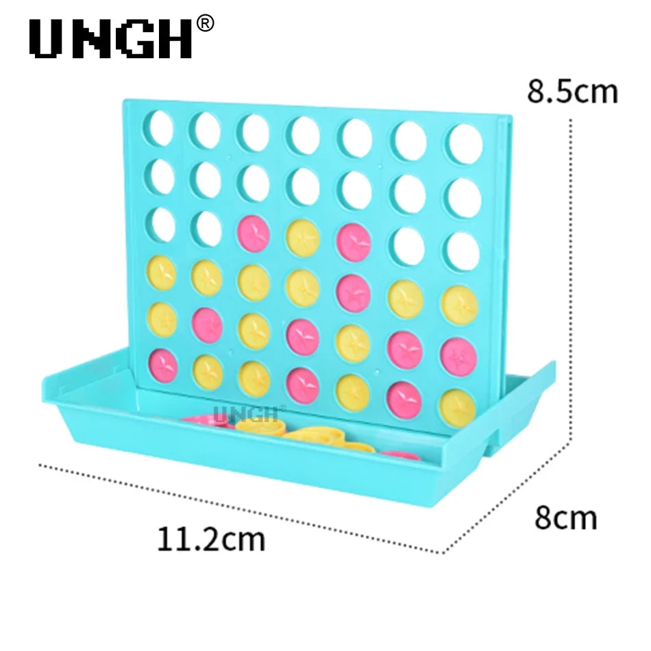 UNGH Four In A Row Bingo Chess Connect Classic Family Board Game Toys Fun Educational Toy for Kids Children Entertainment Game