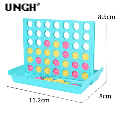 UNGH Four In A Row Bingo Chess Connect Classic Family Board Game Toys Fun Educational Toy for Kids Children Entertainment Game