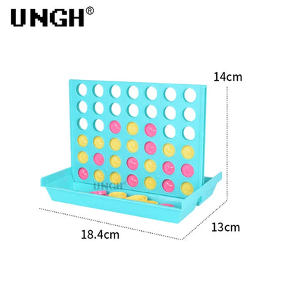 UNGH Four In A Row Bingo Chess Connect Classic Family Board Game Toys Fun Educational Toy for Kids Children Entertainment Game