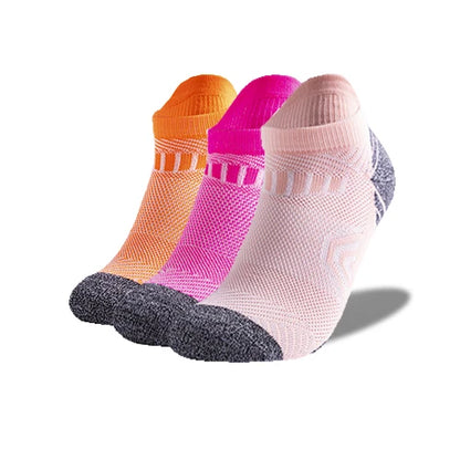 3Pairs/Lot Coolmax Cotton Socks Man Women Sport Running Sock Cycling Riding Bicycle Bike Football Breathable Basketball Sox