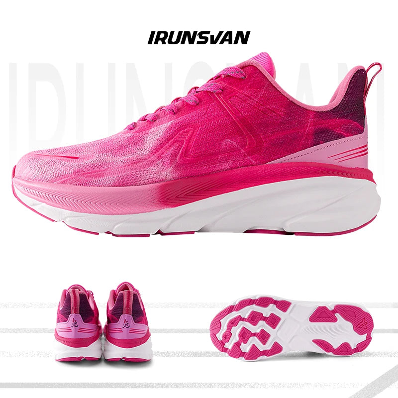 IRUNSVAN 2024 Original Air Cushion Running Shoes Fitness Jump Exercise Breathable Sports Shoes Men's Walking Shoes