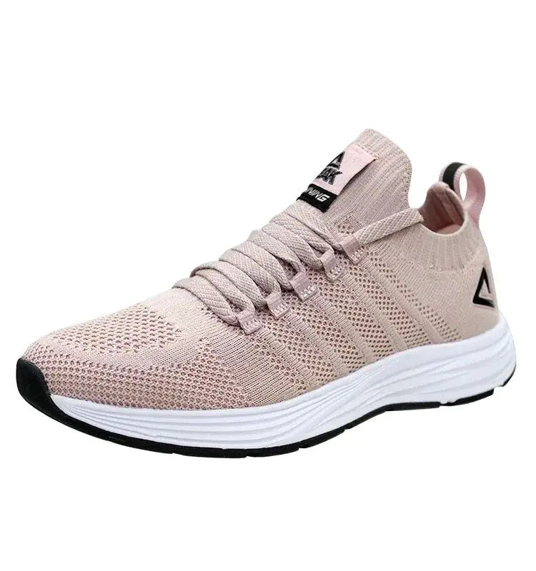 PEAK Men Sneakers Running Shoes Breathable Mesh Upper Non-slip Outsole Lightweight Jogging Yoga Training Footwear Couple Shoes