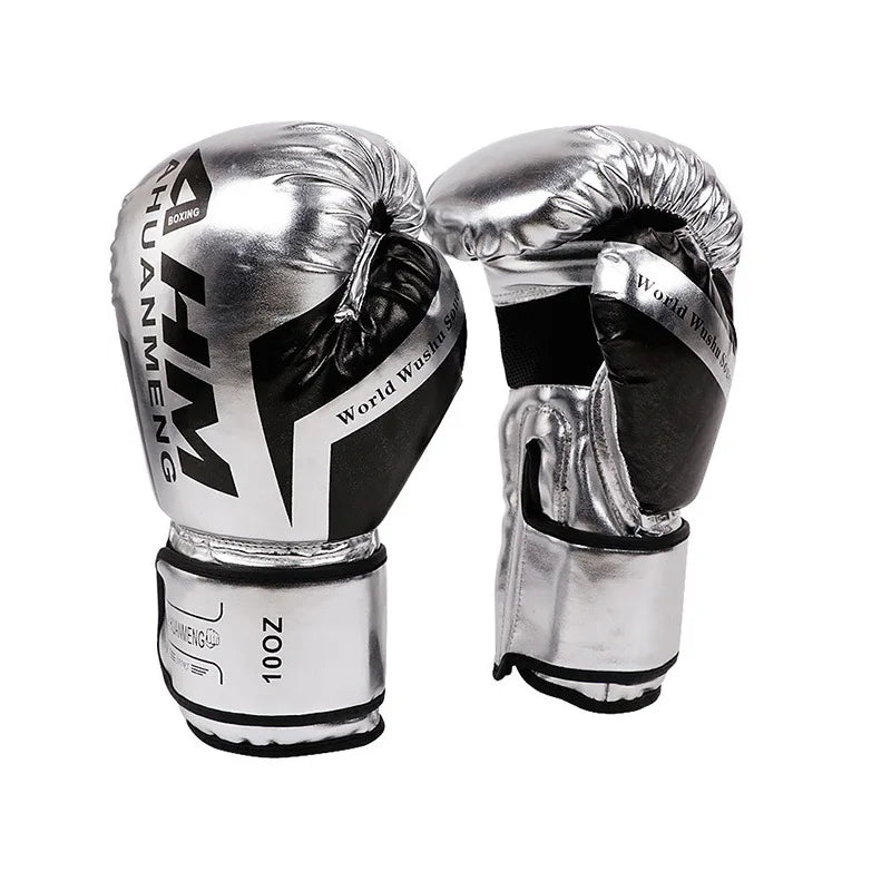 Boxing Gloves Sparring Gloves for Men PU Leather Sandbag Bag Muay Thai Fighting Combat Adult Muay Thai Competition Glove