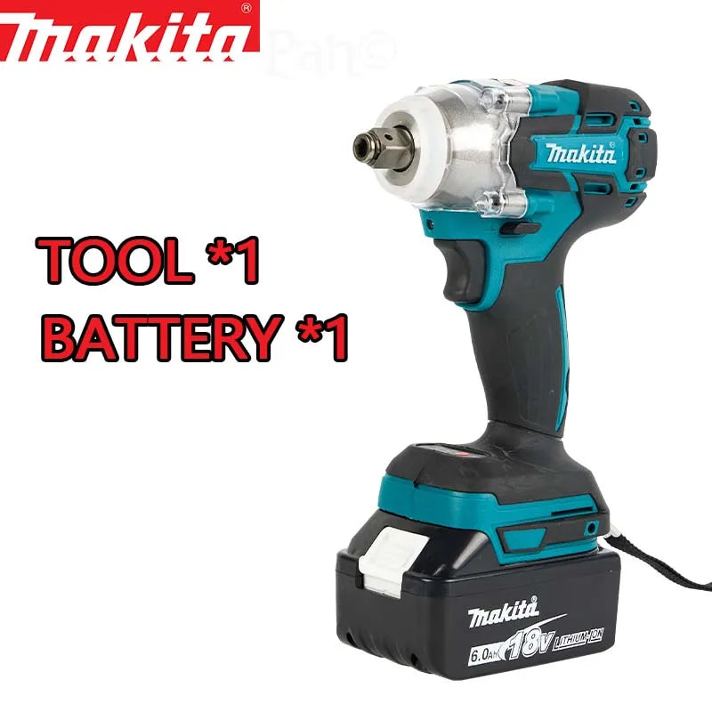 Makita DTW285 520N.M Impact Electric Wrench Brushless Wrench Cordless Tool Power Tools Rechargeable For Makita 18V Battery