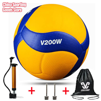 New Model Professional Volleyball ball,Training Competition Professional Game Volleyball, Optional Pump + Needle +Net Bag