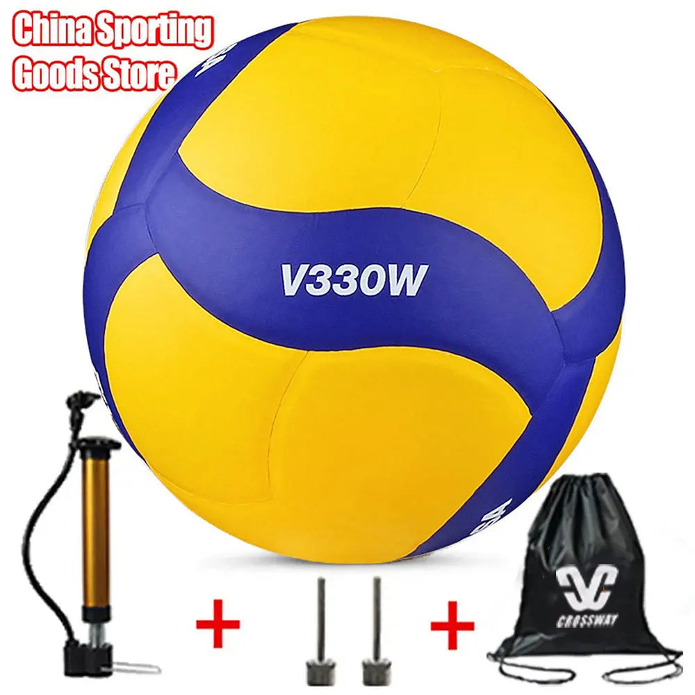 New Model Professional Volleyball ball,Training Competition Professional Game Volleyball, Optional Pump + Needle +Net Bag