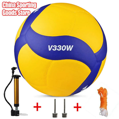 New Model Professional Volleyball ball,Training Competition Professional Game Volleyball, Optional Pump + Needle +Net Bag