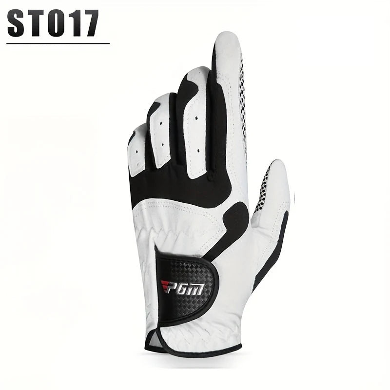 PGM Professional Golf Gloves Microfiber Cloth Fabric Breathable Non-Slip Gloves Club Swing Putting Training Gloves