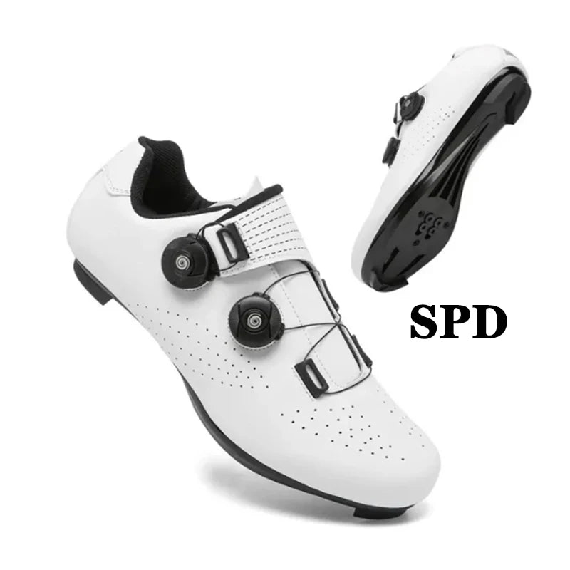 Cycling Sneaker MTB Men Sport Road Bike Boots Flat Racing Speed Sneakers Trail Mountain Bicycle Footwear Spd Pedal Cycling Shoes