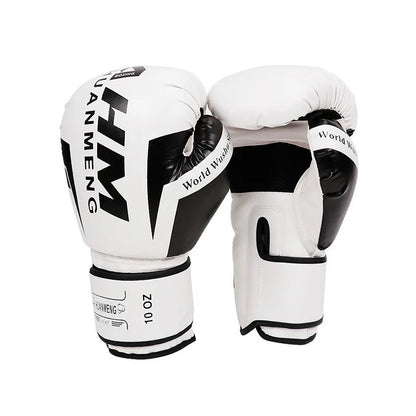 Boxing Gloves Sparring Gloves for Men PU Leather Sandbag Bag Muay Thai Fighting Combat Adult Muay Thai Competition Glove