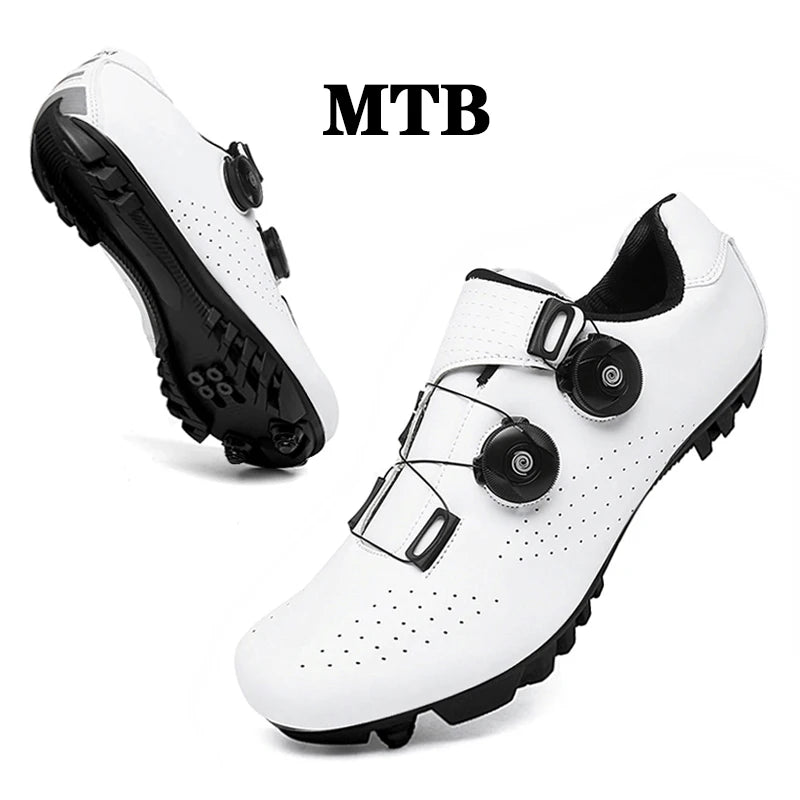 Cycling Sneaker MTB Men Sport Road Bike Boots Flat Racing Speed Sneakers Trail Mountain Bicycle Footwear Spd Pedal Cycling Shoes