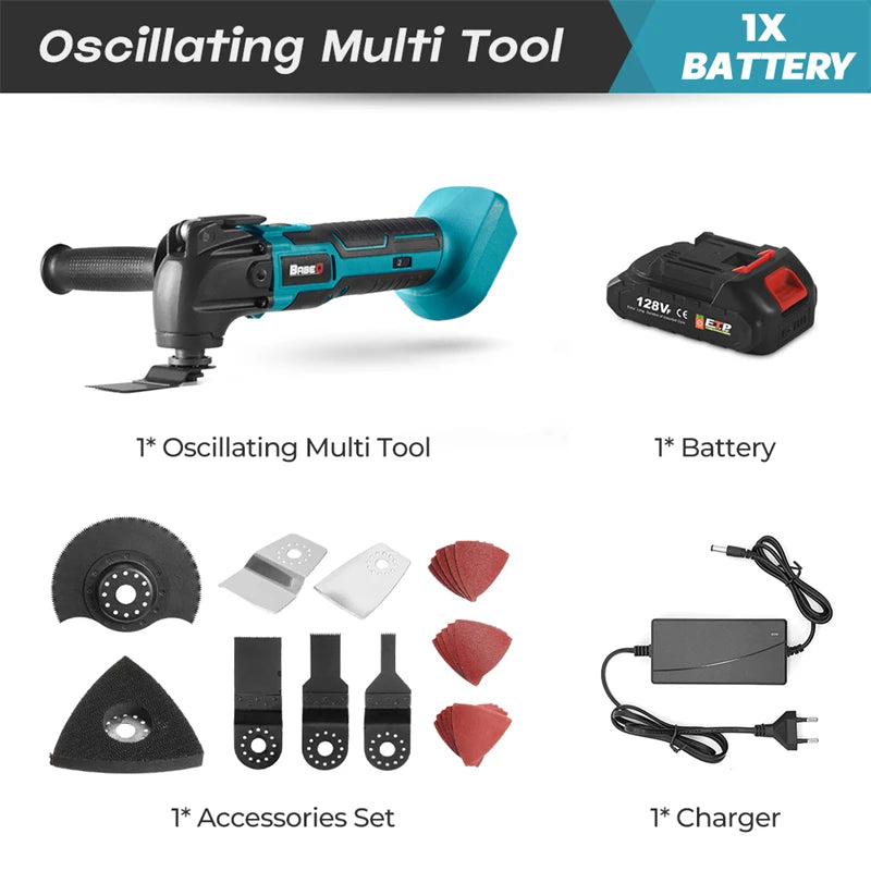 Electric Multifunction Oscillating Multi-Tools Cordless Trimmer Saw Renovator Electric Saw Power Tools for Makita 18V Battery